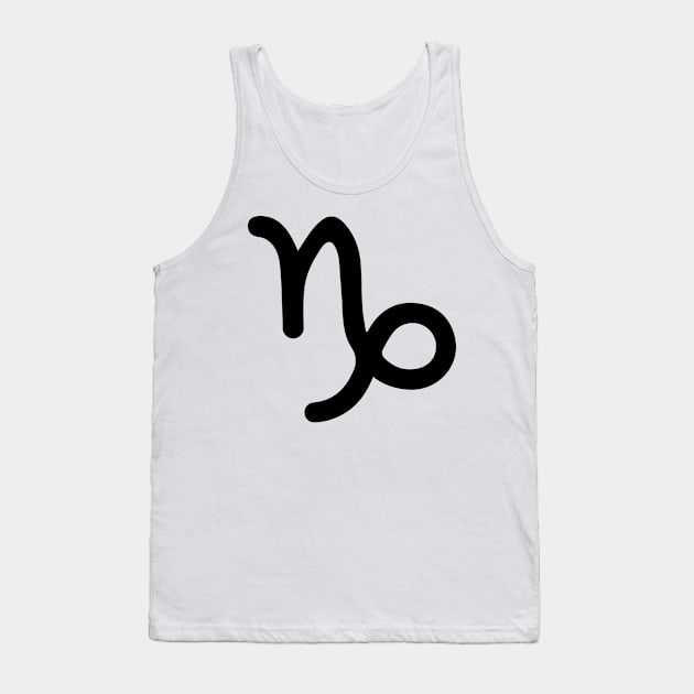 Capricorn Astrology Zodiac Star Sign Tank Top by murialbezanson